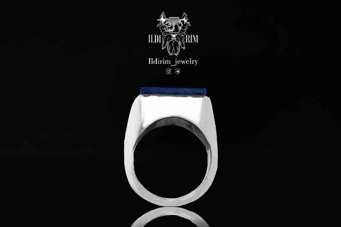 Picture of Jerusalem Cross Ring with Gothic Ring Band
